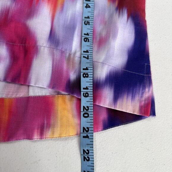 HT 360 Crop Top Women‎ Small Boxy Purple Blouse - Picture 7 of 10